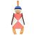 Hermès Hermes Jockey Equestrian Charm Rosso Arancione - vista 3