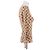 Marine Serre Top beige con lunas negras - vista 3