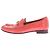 Mocasines Gucci de piel coral 37 Rosa - vista 2