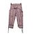 Pantalones Capri a rayas rosa Isabel Marant de algodón