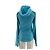 Autre Marque LULULEMON Turquoise Jacket Blue Polyester Size 4 - view 2