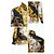 Versace Seidentwill-Hemd mit Barock-Print - Schwarz, Weiß, Gold Mehrfarben - Ansicht 8