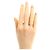 Cartier Ballerina Curve Ring aus Platin - Ansicht 7