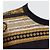 Suéter de seda Versace Baroque Estampa Medusa - Preto e Dourado - vista 10