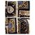 Suéter de seda Versace Baroque Estampa Medusa - Preto e Dourado - vista 7