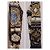 Suéter de seda Versace Baroque Estampa Medusa - Preto e Dourado - vista 8