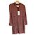 Ba&Sh Pazur Midi-Kleid Gr. 1 Bordeaux Khaki Creme