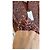 Ba&Sh Pazur Midi-Kleid Gr. 1 Bordeaux Khaki Creme - Ansicht 3
