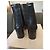 Maison Martin Margiela Maison Margiela Bottines Tabi en cuir Noir - vue 4