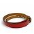 Hermès Pulseira Pop H Double Tour em couro HERMES Vermelho - vista 5