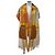 Hermès Sciarpa in cashmere e pelle di agnello arancione Hermes - vista 3