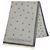 Stola Louis Vuitton in cotone grigio con frange Marrone