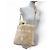 Borsa a tracolla in pelle di pecora beige Prada - vista 8