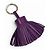 Hermès Portachiavi Hermes Carmen Violet con Hardware Argentato Porpora - vista 3