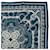 Hermès HERMES Carre 55 Bandana Blu - vista 4