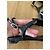 Chanel Sandali T-Strap in Vernice Nera Decorati Nero - vista 6