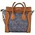 Céline Borsa Celine Luggage Nano Shopper Blu - vista 3