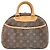 Borsa Louis Vuitton Trouville Marrone - vista 2
