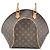 Borsa Louis Vuitton Ellipse MM Marrone - vista 2