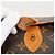 Borsa a spalla Louis Vuitton Monogram Gibeciere PM Marrone - vista 10