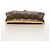 Borsa a spalla Louis Vuitton Monogram Gibeciere PM Marrone - vista 3