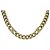 Colar de corrente curva com o logotipo Coco da Chanel Dourado Cru