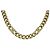 Colar de corrente curva com o logotipo Coco da Chanel Dourado Cru - vista 2