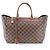 Louis Vuitton Damier Greenwich Leder Tote Bag Damier ebene - Ansicht 8