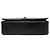 Chanel Black Medium Quilted Lambskin Full Flap Nero - vista 3