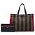 Fendi Brown Pequin Canvas Simply Shopping Tote Braun - Ansicht 7