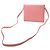 Portafoglio Hermès Pink Chevre Mysore Clic 16 con tracolla Rosa - vista 2