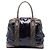 Fendi Black Large Zucca beschichtete Canvas B Mix Tote