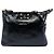 Fendi Black Crinkled Patent Crossbody Nero