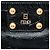 Fendi Black Crinkled Patent Crossbody Nero - vista 5