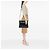Fendi Black Crinkled Patent Crossbody Nero - vista 6