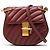 Borsa Drew Bijou in pelle trapuntata rossa mini Chloé Rosso Bordò