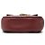 Borsa Drew Bijou in pelle trapuntata rossa mini Chloé Rosso Bordò - vista 3
