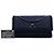 Chanel Blue CC Tweed Trapuntato a Fisarmonica Blu scuro - vista 6