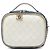 Vanity Beauty Case Chanel White Small CC Crumpled Calfskin Bianco Crudo