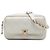 Borsa a tracolla casual Chanel White Quilted Goatskin Bianco Bianco sporco