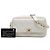 Borsa a tracolla casual Chanel White Quilted Goatskin Bianco Bianco sporco - vista 8
