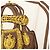 Sciarpa in seta Hermès Brown Brides de Gala 90 Marrone - vista 6