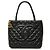 Tote Chanel Black Caviar Medallion Nero
