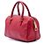 Borsa Saint Laurent Red Baby Leather Classic Duffle Satchel Rosso - vista 2