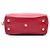 Borsa Saint Laurent Red Baby Leather Classic Duffle Satchel Rosso - vista 3