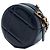 Clutch 19 rotonda in agnello blu con catena Chanel Blu navy - vista 2