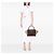 Céline Celine Trapeze Satchel aus dreifarbigem Leder in Rot, Größe Medium Bordeaux - Ansicht 6
