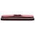 Portafoglio con catena Miu Miu Red Bicolor Goatskin Madras Bow Rosso - vista 3