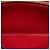 Portafoglio con catena Miu Miu Red Bicolor Goatskin Madras Bow Rosso - vista 4