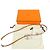 Pochette Sursoie To Go em seda laranja e couro Swift com fivelas Hermès - vista 12